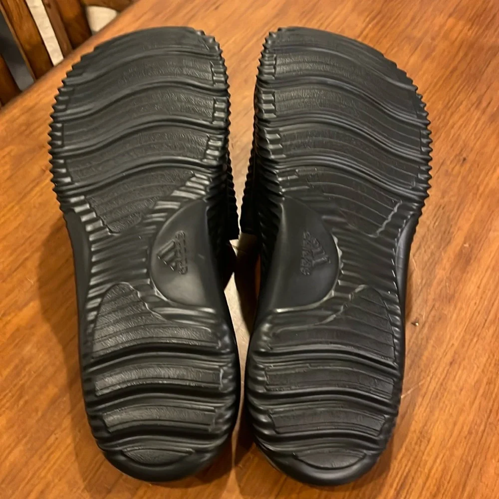 Adidas Alphabounce 2.0 Slides Sandals Shoes new GY9416 black Mens Size 12